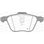 BPA0836.02 OPEN PARTS Комплект гальмівних колодок дисковий гальм