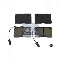 7.92610 DT Spare Parts Комплект гальмівних колодок дисковий гальм