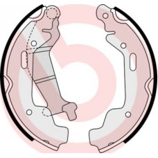 S 59 516 BREMBO Комплект гальмівних колодок