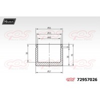72957026 MAXTECH Поршень корпус скоби гальма