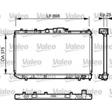 735075 VALEO Радіатор охолодження двигуна