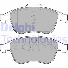 LP2079 DELPHI Комплект гальмівних колодок дисковий гальм