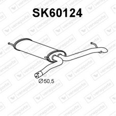 SK60124 VENEPORTE Глушник вихлопних газів кінцевий