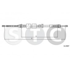 T481800 STC Тросик, cтояночный тормоз