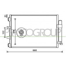 FD428C002 PRASCO Конденсатор кондиціонера