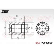 72940016 MAXTECH Поршень корпус скоби гальма