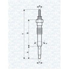 062900068304 MAGNETI MARELLI Свічка розжарювання