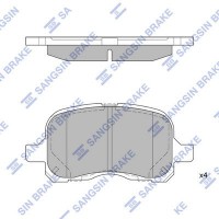 SP1270 Hi-Q Комплект гальмівних колодок дисковий гальм