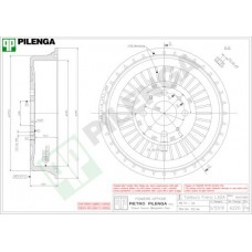 6220 PILENGA Гальмівний барабан
