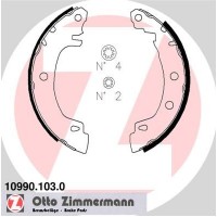 10990.103.0 ZIMMERMANN Комплект гальмівних колодок
