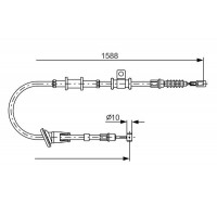 1 987 482 246 BOSCH Тросик, cтояночный тормоз