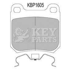 KBP1605 KEY PARTS КомплеК т гальмівних колодок, дискове гальмо