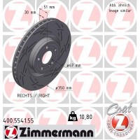 400.5541.55 ZIMMERMANN Гальмівний диск