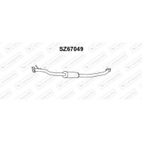 SZ67049 VENEPORTE Предглушник вихлопних газів