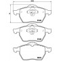 P 85 036 BREMBO Комплект гальмівних колодок дисковий гальм