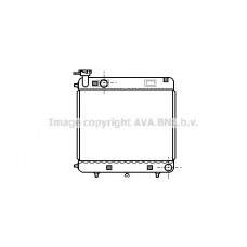 MSA2085 AVA QUALITY COOLING Радіатор охолодження двигуна