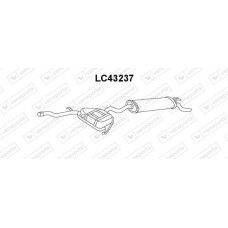 LC43237 VENEPORTE Глушник вихлопних газів кінцевий