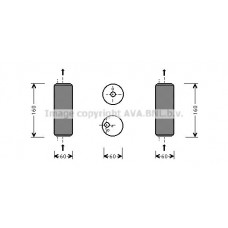 VND293 AVA QUALITY COOLING Осушувач кондиціонера