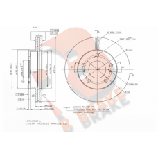 78RBD20023 R BRAKE Гальмівний диск