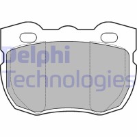 LP481 DELPHI Комплект гальмівних колодок дисковий гальм