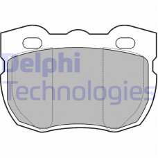 LP481 DELPHI Комплект гальмівних колодок дисковий гальм
