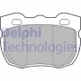 LP481 DELPHI Комплект гальмівних колодок дисковий гальм