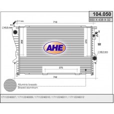 104.050 AHE Радіатор охолодження двигуна