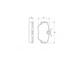 0 986 490 550 BOSCH КомплеК т гальмівних колодок, дискове гальмо