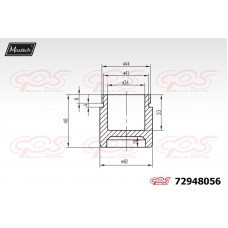 72948056 MAXTECH Поршень корпус скоби гальма