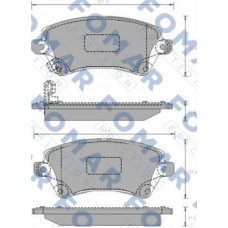 FO 908981 FOMAR Friction КомплеК т гальмівних колодок, дискове гальмо