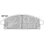 KBP1820 KEY PARTS Комплект гальмівних колодок дисковий гальм
