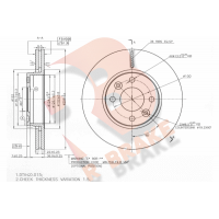 78RBD23110 R BRAKE Гальмівний диск