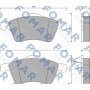 FO 647781 FOMAR Friction КомплеК т гальмівних колодок, дискове гальмо
