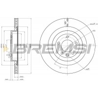 CD8433V BREMSI Гальмівний диск