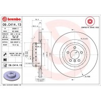 09.C414.13 BREMBO Гальмівний диск