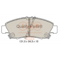 704-06014 IAP QUALITY PARTS Комплект гальмівних колодок дисковий гальм