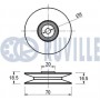 540732 RUVILLE Паразитный / ведущий ролик, поликлиновой ремень