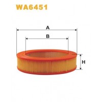 WA6451 WIX FILTERS Повітряний фільтр