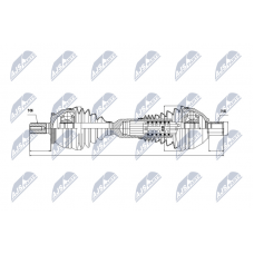 NPW-VV-047 NTY Привідний вал