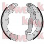 09190 KAWE Комплект гальмівних колодок
