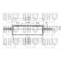 BDC3836 QUINTON HAZELL Гальмівний диск
