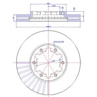 142.1275 CAR Гальмівний диск