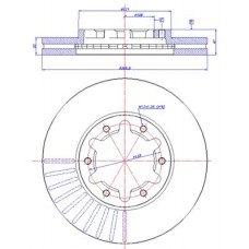 142.1275 CAR Гальмівний диск