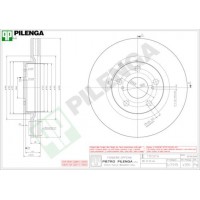 V391 PILENGA Гальмівний диск