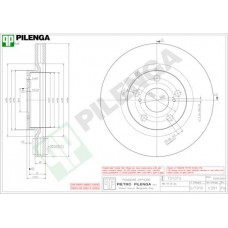 V391 PILENGA Гальмівний диск