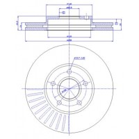 142.227 CAR Гальмівний диск