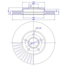 142.227 CAR Гальмівний диск