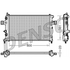 DRM20086 DENSO Радіатор охолодження двигуна