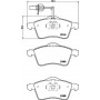 8DB 355 008-931 HELLA Комплект гальмівних колодок дисковий гальм