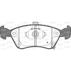 BPA0676.02 OPEN PARTS Комплект гальмівних колодок дисковий гальм